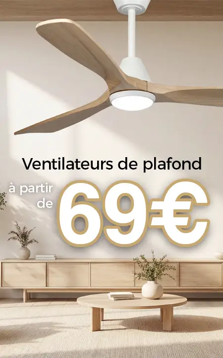 Ventilateurs de plafond